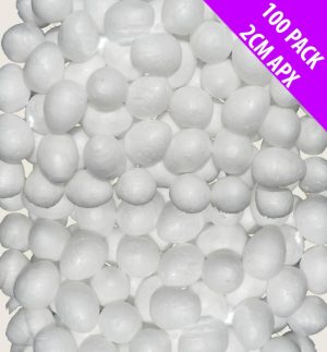 MINI DECORATION FOAM EGGS PACK OF 100