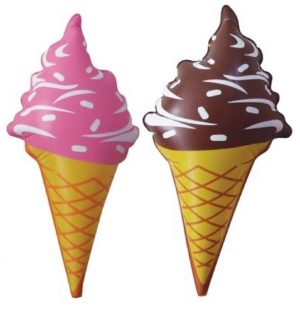 INFLATABLE ICE CREAM 48CM NOVELTY SUMMERFUN