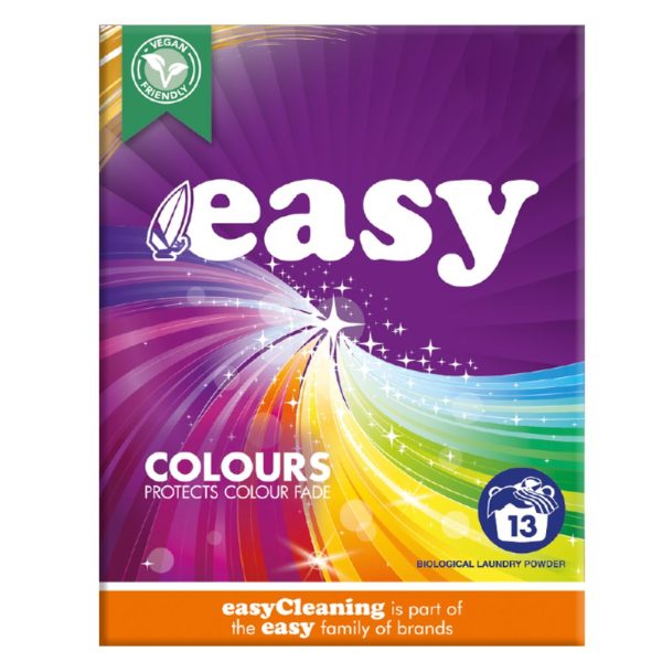 EASY COLOUR BIO WASHING POWDER 13 WASH 884G PACK OF 6