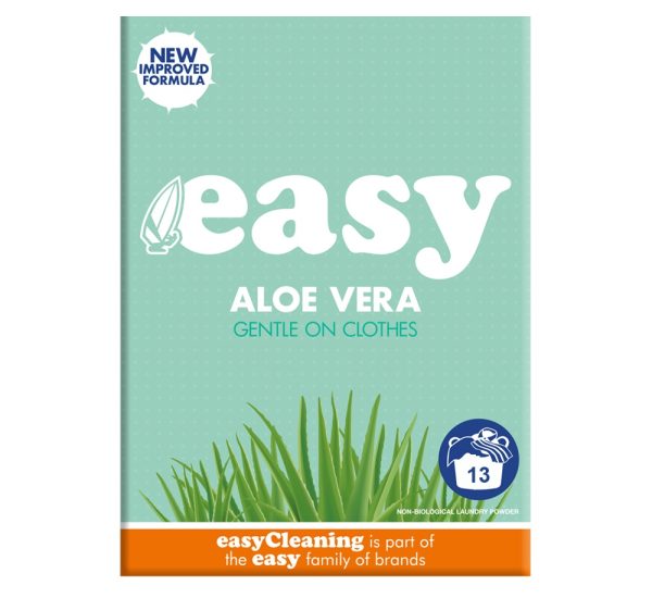 EASY ALOE VERA NON BIO WASHING POWDER 13 WASH 884G PACK OF 6