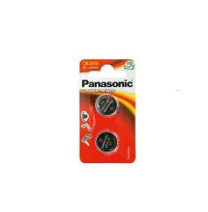PANASONIC LITHIUM BATTERY CR2016 TWIN PACK