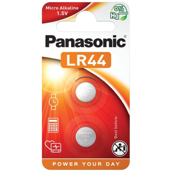 PANASONIC LR44 AG13 L1154 A76 BUTTON CELL BATTERIES