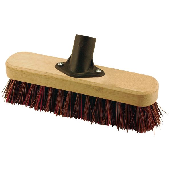 ELLIOTT FSC DECK SCRUBBING BROOM HEAD NATURAL UNION FIBRES 22CM - HEAD ONLY