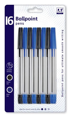 16 PENS ON A BLISTER