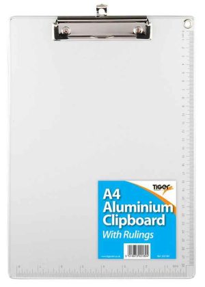 ALUMINIUM CLIPBOARD RULED