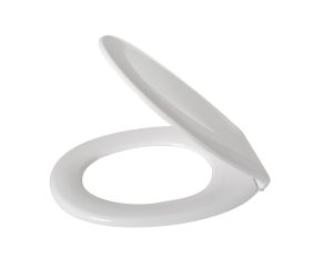 SLOW CLOSE TOILET SEAT WHITE COLOUR