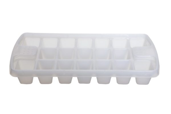 WHITEFURZE 19 HOLES ICE CUBE TRAY WHITE