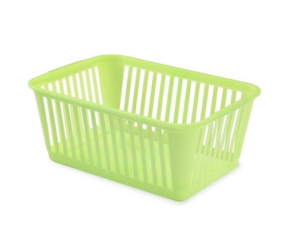 WHITEFURZE HANDY BASKET LIMEGREEN 37CM