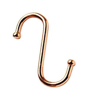KITCHEN S HOOK COPPERED 75MM