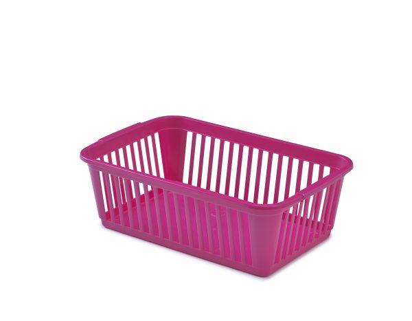 WHITEFURZE HANDY BASKET HOT PINK 25CM