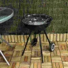 STEEL BBQ WITH 40CM COOKING AREA VENTED LLD 17INCH(43CM)