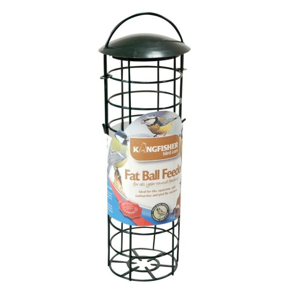 GREEN STANDARD SUET FAT BALL BIRD FEEDER