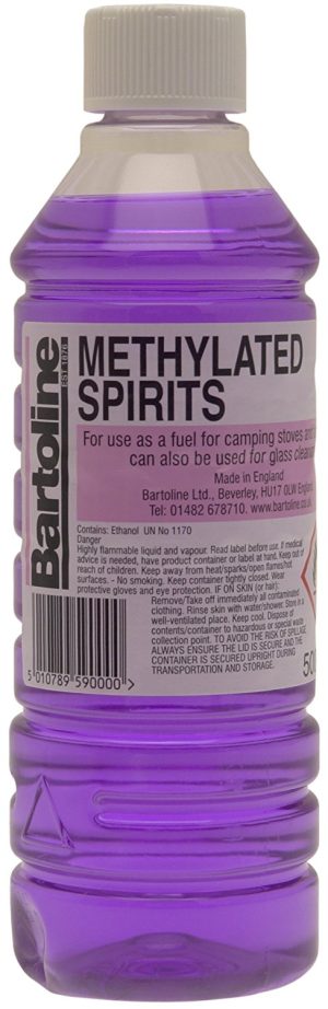 BOTTLE BARTOLINE METHYLATED SPIRIT 500ML