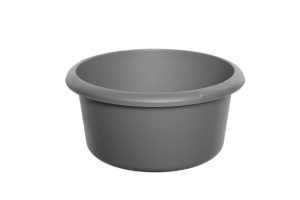 WHITEFURZE SMALL ROUND BOWLSILVER 26CM X 13CM