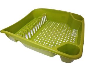 WHITEFURZE LARGE DISH DRAINER - GREEN