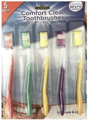 PACK OF 5 COMFORT CLEAN BRUSHES