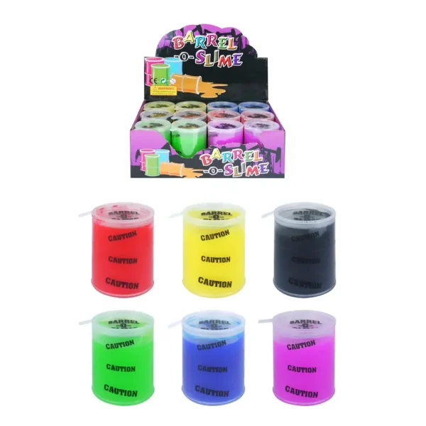 SLIME BARREL LARGE ASSORTED COLOURS