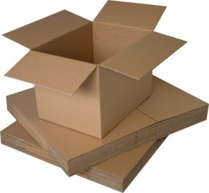 SINGLE WALL PACKAGING BOX 4 X 4 X 4 INCH