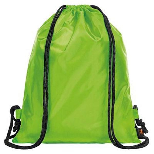 HALFAR DRAWSTRING GREEN BAG