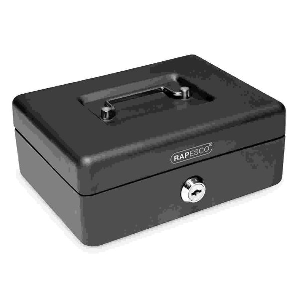 RAPESCO BLACK CASH BOX 30CM