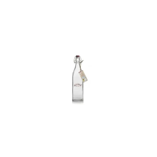 KILNER TRANSPARENT PRESERVE CLIP TOP BOTTLE 1 LITRE