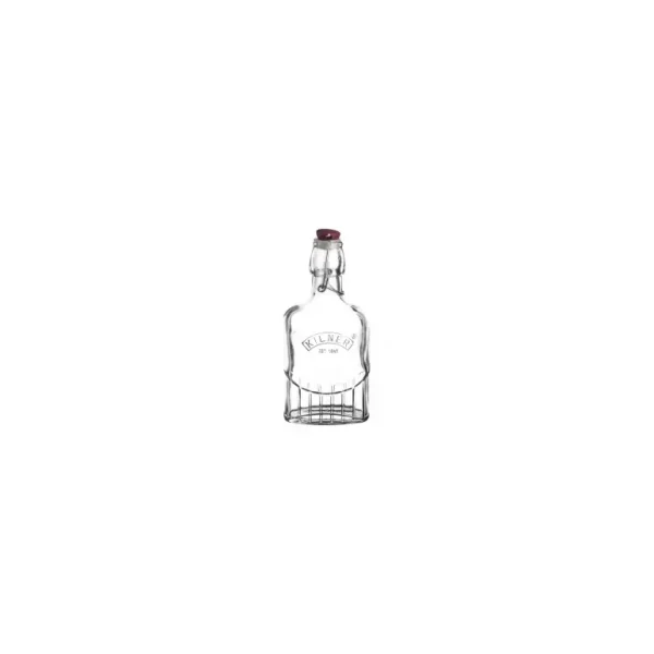 KILNER TRANSPARENT PRESERVE SLOE GIN CLIP TOP BOTTLE 275ML