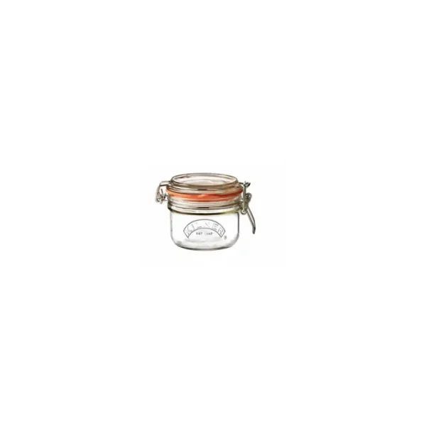 KILNER TRANSPARENT ROUND CLIP TOP JAR 125ML