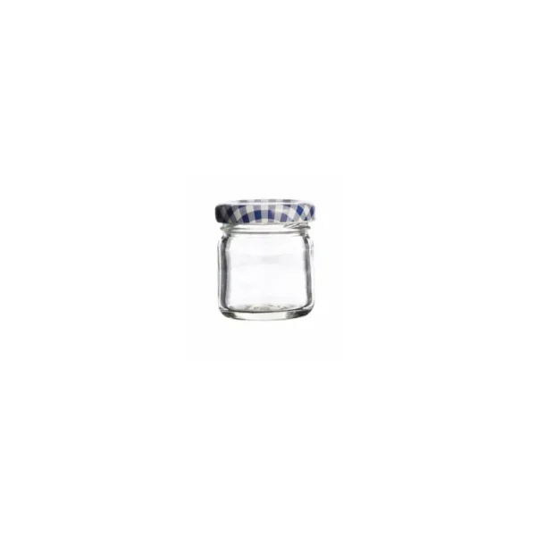 KILNER TRANSPARENT ROUND TWIST TOP JAR 43ML