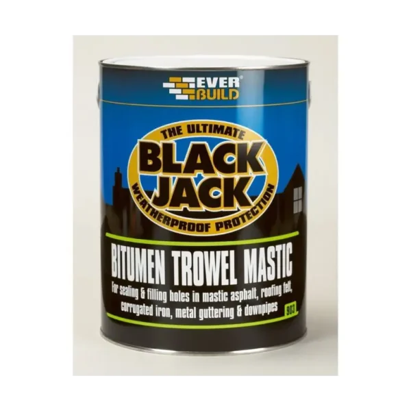 EVERBUILD BLACK JACK 903 BITUMEN TROWEL MASTIC 1 LITRE