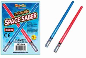 INFLATABLE 85CM 2 ASSORTED SPACE SABER PBH