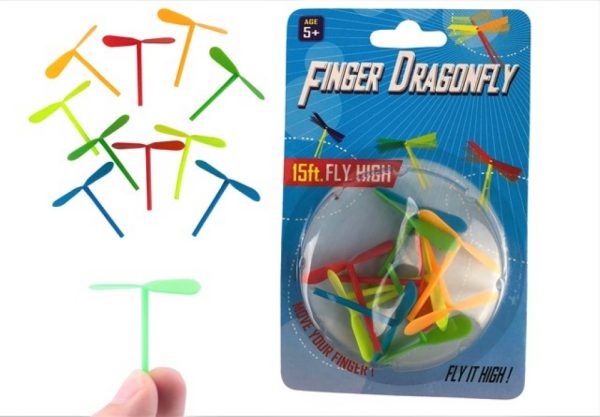 MINI FLYING FINGER DRAGONFLIES CARDED