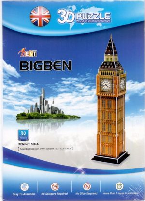 PUZZLE BIG BEN 3D