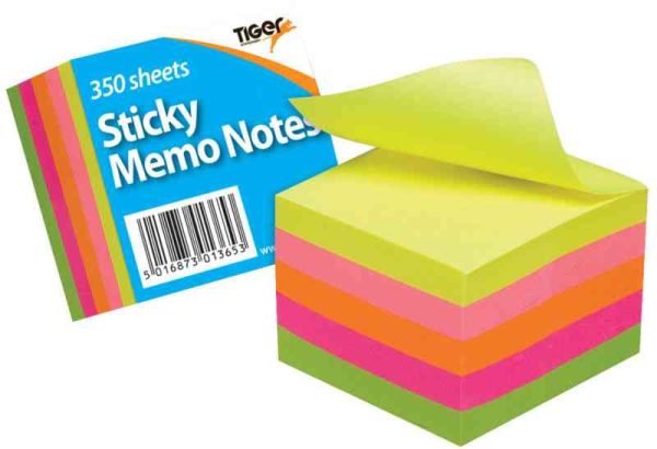 350 STICKY MEMO NOTES 5CM X 5CM