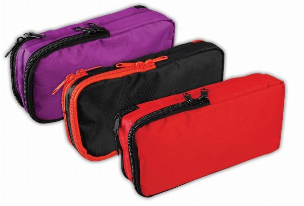 LARGE RECTANGULAR PENCIL CASE ASSORTED COLOURS