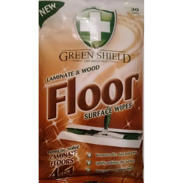 GREENSHIELD LAMINATE & WOOD FLOOR WIPES PACKS OF 24