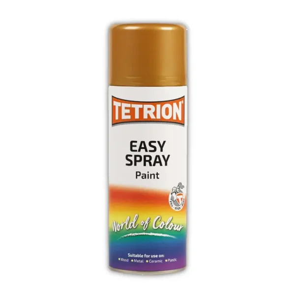 TETROSYL ALL PURPOSE EASY SPRAY PAINT BRIGHT GOLD 400ML