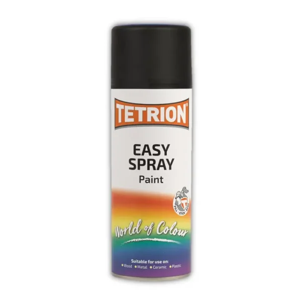 TETROSYL ALL PURPOSE EASY SPRAY PAINT GLOSS BLLACK 400ML