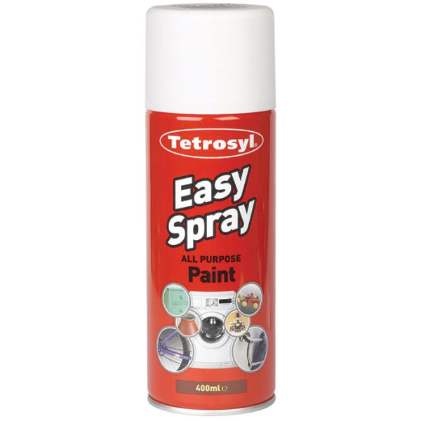 TETROSYL ALL PURPOSE EASY SPRAY PAINT MATT WHITE 400ML