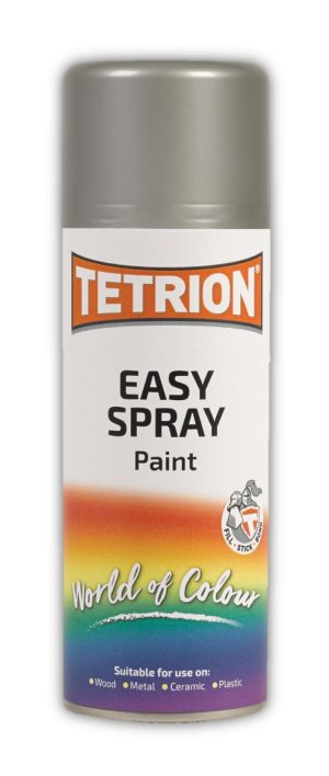 TETROSYL ALL PURPOSE EASY SPRAY PAINT SILVER CHROME 400ML