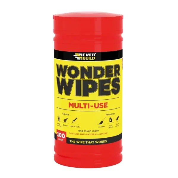 EVERBUILD MULTI USE TRADE WONDER WIPES PACK OF 100 WIPES