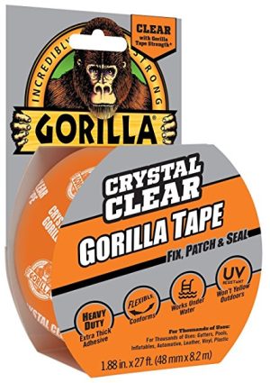 GORILLA CLEAR & REPAIR TAPE WITH GLOSS FINISH 8.2M