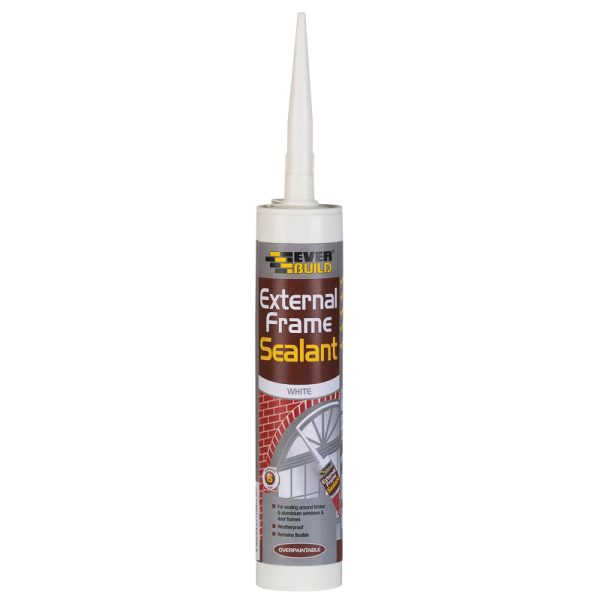 EVERBUILD EXTERNAL FRAME SEALANT WHITE 290ML