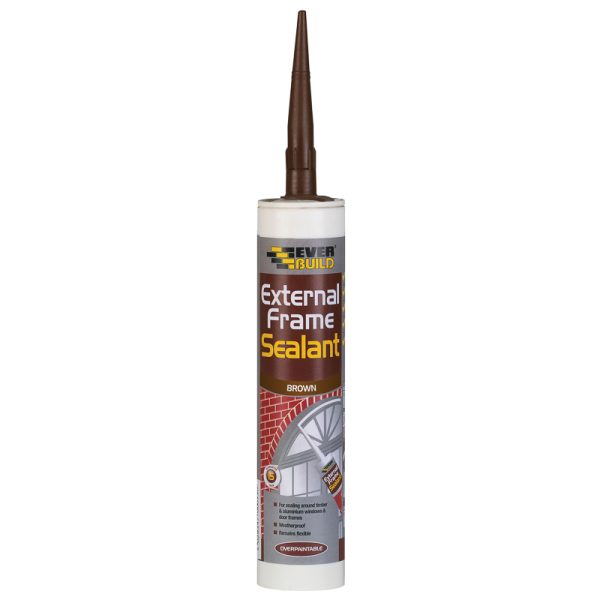 EVERBUILD EXTERNAL FRAME SEALANT BROWN 290ML