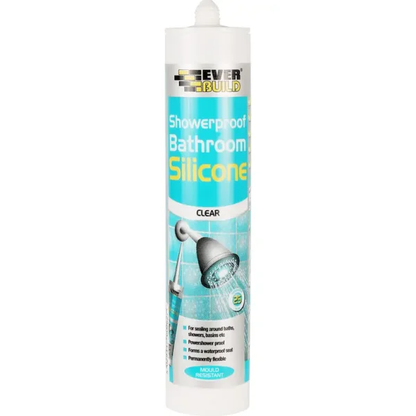 EVERBUILD SHOWERPROOF BATHROOM SILICONE CLEAER C3 280 ML