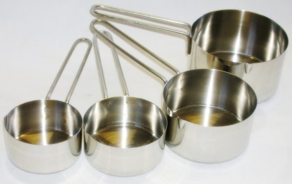 APOLLO STAINLESS STEEL MEASURING CUP SET OF 4