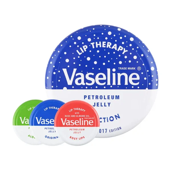 VASELINE LIP THERAPY LIMITED EDITION ORIGINAL/ALOE VERA/ROSY LIPS