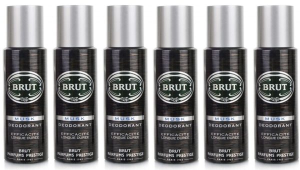 BRUT DEO SPRAY 200ML MUSK PACK OF 6