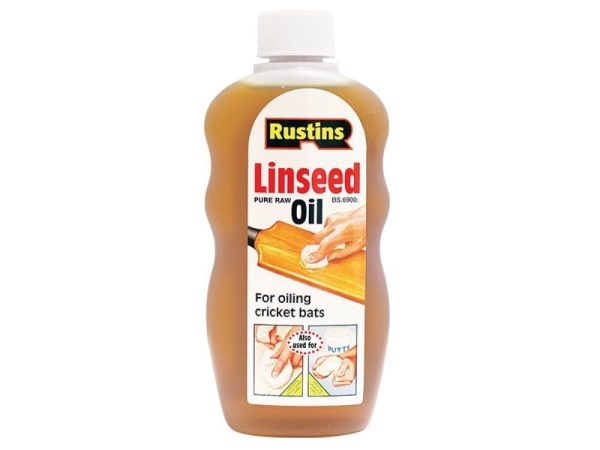 RUSTINS PURE RAW LINSEED OIL 300ML