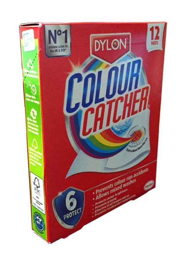 DYLON COLOUR CATHCER PREVENTS COLOUR RUN ACCIDENTS 12SHEETS