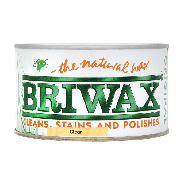 BRIWAX ORIGINAL WAX POLISH CLEAR 400GM